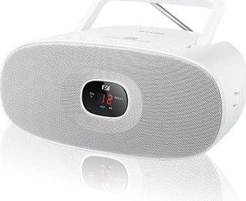 Muse MD-202, 1,3 kg, Valkoinen, Kannettava CD-soitin