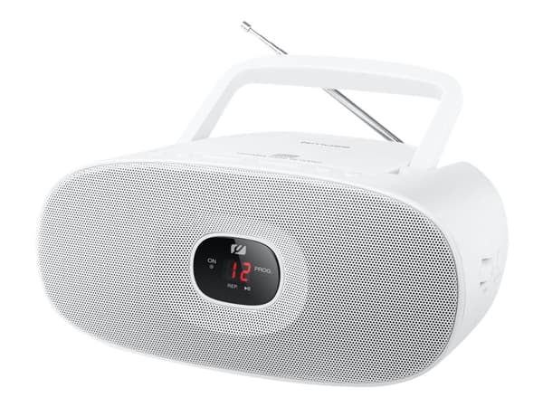 Muse MD-202, 1,3 kg, Valkoinen, Kannettava CD-soitin