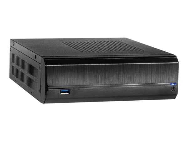 Inter-Tech JX-500 - SFF - mini-ITX - ingen strømforsyning - USB Sort