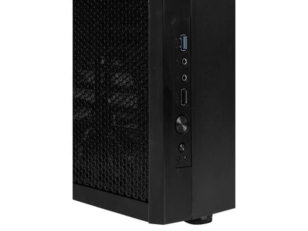 Fractal Design Core 1000 - Tower - mini ATX - ingen strömförsörjning (ATX) - svart - USB/ljud