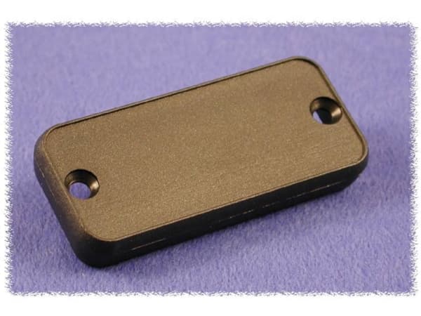 Hammond Electronics 1455BPLBK Endeplade (L x B x H) 8 x 71.7 x 19 mm ABS Sort 2 stk