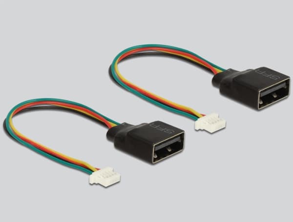 Delock MiniPCIe I/O PCIe full size 2 x USB 2.0 - USB-adapter - PCIe Mini Card - USB 2.0 x 2