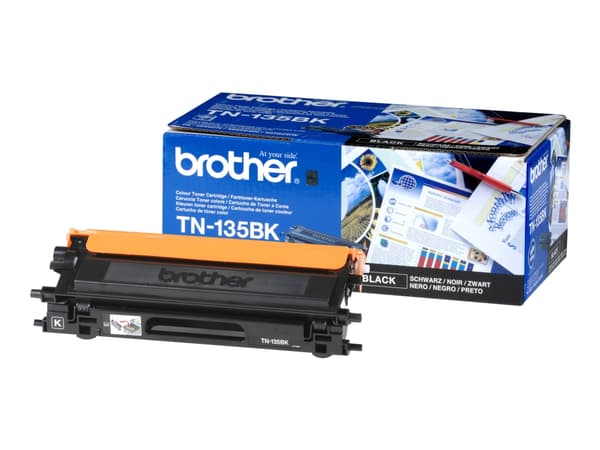 Brother TN135BK - Svart - original - tonerpatron - for Brother DCP-9040, 9042, 9045, HL-4040, 4050, 4070, MFC-9420, 9440, 9450, 9840