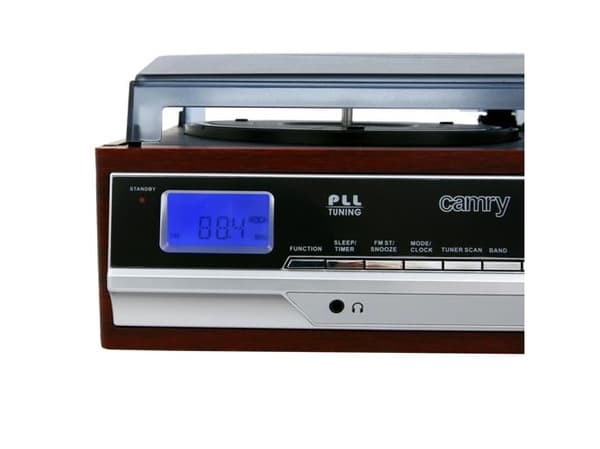Camry Premium CR 1168 pladespiller Sort, Træ