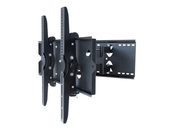 ART AR-24 - Monteringssett - full bevegelse - for LCD-TV - metall - svart - skjermstørrelse: 32"-100" - veggmonterbar