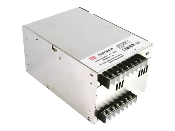 MEAN WELL PSPA-1000-12, 90 - 264 V, 1000 W, 12 V, 80 A, RoHS, 120 mm