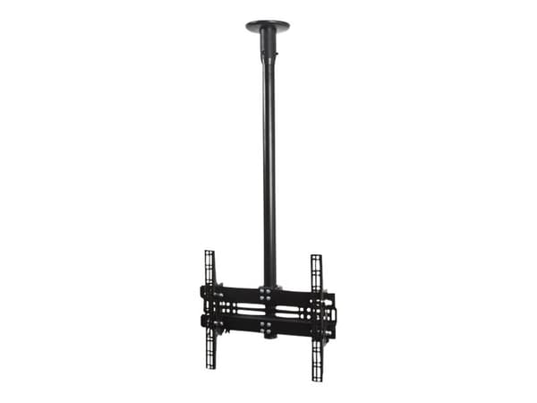 B-TECH PRO Install BT8424 - Monteringssett (takmontering) - for LCD-skjerm - låsbar - svart - skjermstørrelse: inntil 55" - takmonterbar