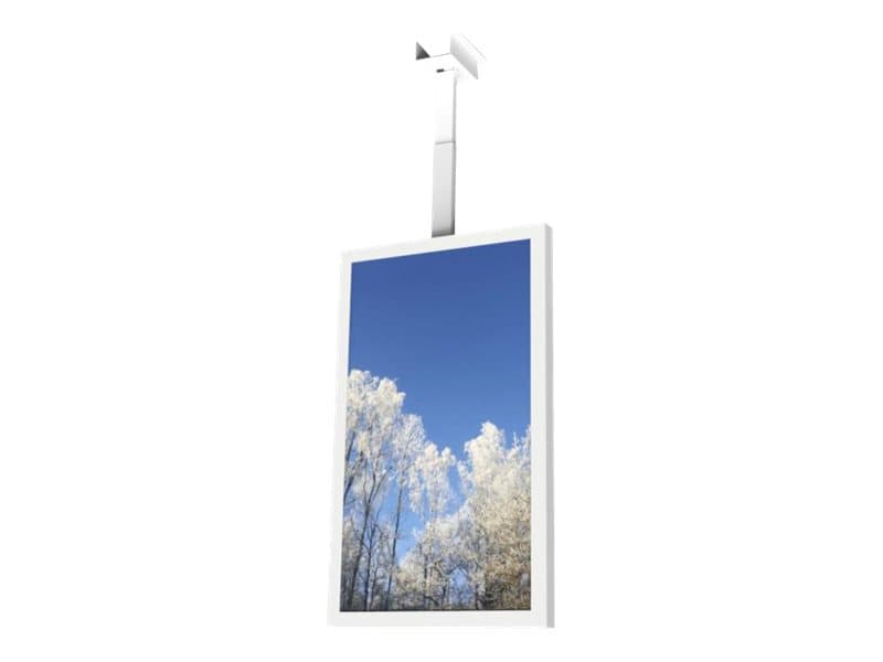 HI-ND Ceiling Casing 49" - Monteringssats (hölje) - stående - för LCD-panel för digital skyltning - svart, RAL 9005 - skärmstorlek: 49" - takmonterba