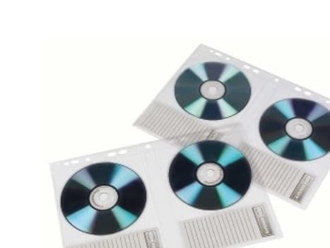 Hama - CD/DVD-permside - kapasitet: 2 CD/DVD - gjennomsiktig (en pakke 10)