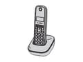 Miniatyrbilde 1 av 2: Panasonic KX-TG1911 - Trådløs telefon med anrops-ID - DECT - grå