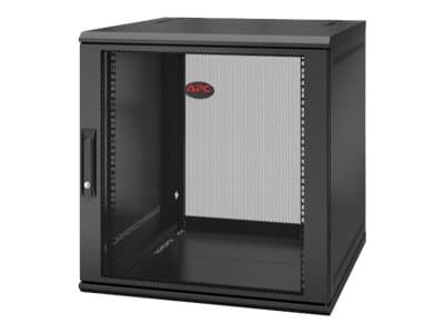 APC NetShelter WX 12U Single Hinged Wall-mount Enclosure 600mm Deep, Seinään asennettava laitekehikko, 12U, 90 kg, 19,2 kg, Musta