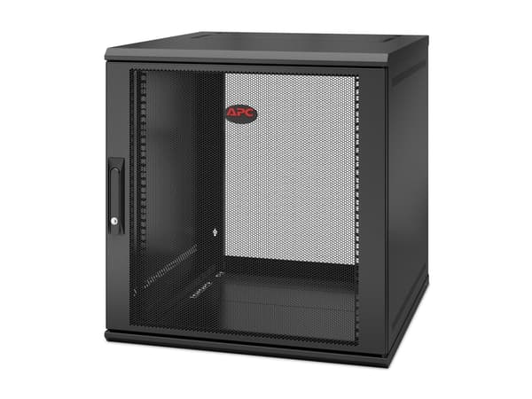 APC NetShelter WX 12U Single Hinged Wall-mount Enclosure 600mm Deep, Seinään asennettava laitekehikko, 12U, 90 kg, 19,2 kg, Musta