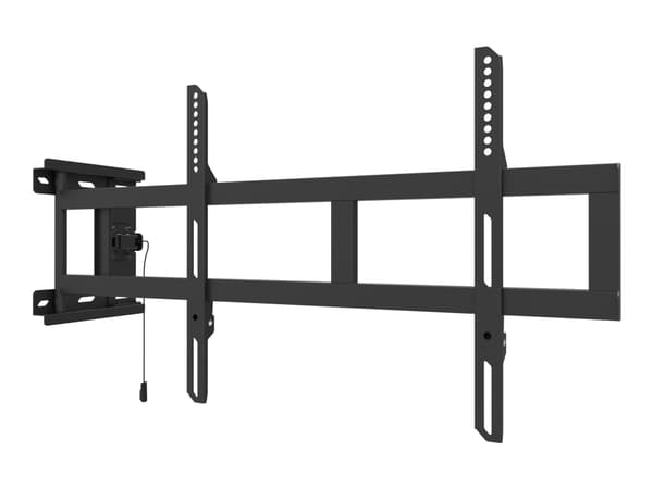 Multibrackets M Universal Swing Arm - Monteringssett (svingarm) - for flatpanel - stål - svart - skjermstørrelse: 26"-47" Sort