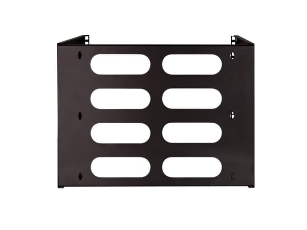 LogiLink W08B40B, Monteringsskena, Svart, 12 kg, 8U, 48,3 cm (19"), 494 mm