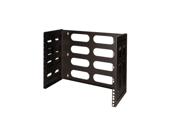 LogiLink W08B40B, Monteringsskena, Svart, 12 kg, 8U, 48,3 cm (19"), 494 mm