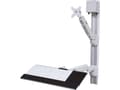 Miniatyrbilde 4 av 5: VALUE WorkStation - Monteringssett (veggmontering, CPU-holder, tastaturarm) for LCD-skjerm/tastatur/mus/CPU - aluminium - monteringsgrensesnitt: 100