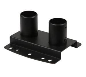 Peerless-AV Modular Series MOD-CPF2 - Monteringskomponent (tak/gulv dobbelstangplate) - for flatpanel / projektor - svart pulverjakke - skjermstørrel