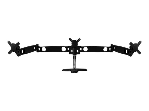 ARCTIC Z3 Pro - Monteringssats (montering på skrivbord, 3 vridbara armar, bordsklämbas) - för 3 LCD-bildskärmar - skärmstorlek: 13"-27" - disk-monter Svart, Metallisk