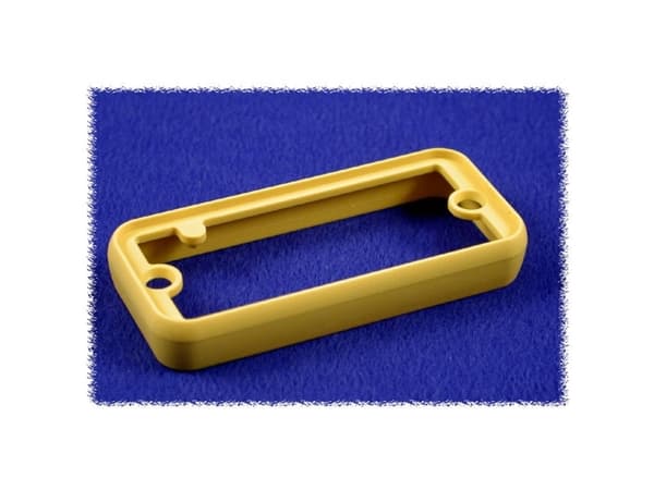 Hammond Electronics 1455JBY Rammer (L x B x H) 8 x 78 x 27 mm ABS Gul 2 stk