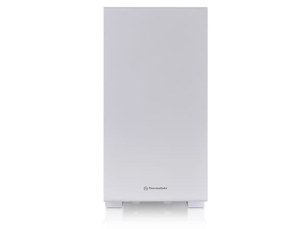 Thermaltake S100 TG Snow - Tempered Glass Snow Edition - tower - micro ATX - sidepanel med vindu (herdet glass) - ingen strømforsyning (PS/2) - hvit