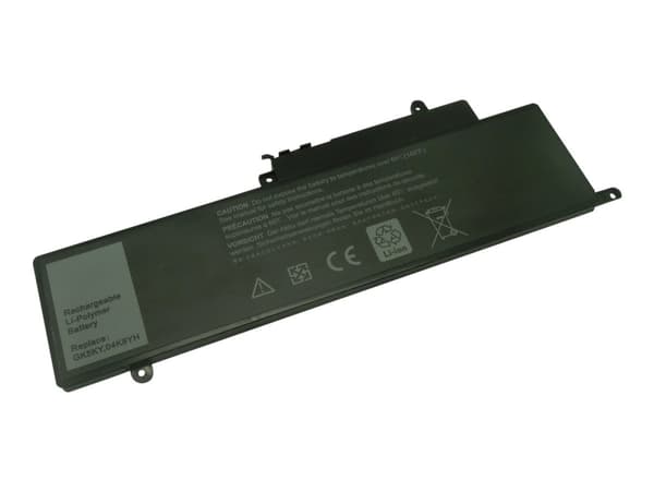 CoreParts - Batteri til bærbar PC (tilsvarer: Dell GK5KY, Dell 04K8YH, Dell 4K8YH, Dell 0WF28) - litiumpolymer - 3-cellers - 3200 mAh - 36 Wh - for D