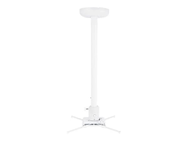 Multibrackets M Universal Projector Ceiling Mount 900-1600 med Finjustering - Monteringssæt (til loftmontering) - for projektor - aluminium - hvit -