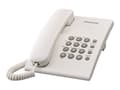 Miniatyrbilde 1 av 5: Panasonic KX-TS500PDW - Telefon med ledning - hvit