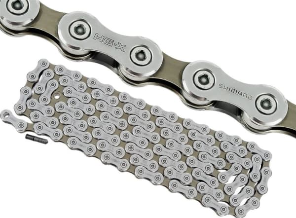 Shimano CN-HG54, Sykkelkjede, Bysykkel, Stål, Grå, 273 g