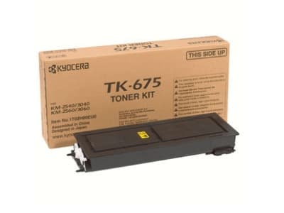 Kyocera TK 675 - Svart - original - tonerpatron - for KM 2540, 2560, 3040, 3060
