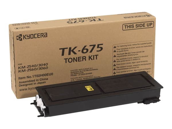 Kyocera TK 675 - Svart - original - tonerpatron - for KM 2540, 2560, 3040, 3060