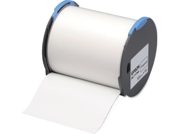 Epson RC-T1TNA - Polyolefin - självhäftande - transparent - Rulle (10 cm x 15 m) 1 rulle (rullar) plasttejp - för LabelWorks Pro100