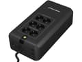 Miniatyrbilde 3 av 5: PowerWalker VFD 800 APFC - UPS - AC 220/230/240 V - 420 Watt - 800 VA - 7 At - utgangskontakter: 6 - svart