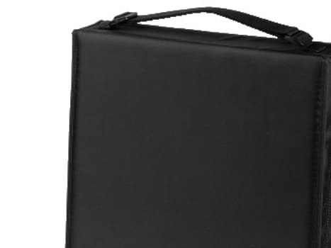 Hama CD Wallet Nylon 208 - Plånbok för CD-/DVD-skivor - 208 skivor - nylon - svart