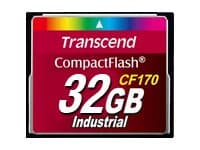Transcend CF170 Industrial - Flashhukommelseskort - 32 GB - 170x - CompactFlash