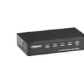 Miniatyrbild 3 av 5: Black Box 1x4 HDMI Splitter - Video/audiosplitter - 4 x HDMI - skrivbordsmodell - för P/N: AC3010A, EVHDMI02T-002M, EVHDMI06-002M, FA790