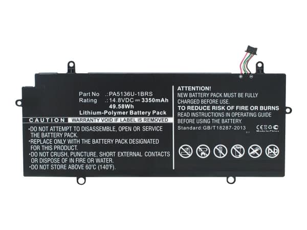 CoreParts - Batteri til bærbar PC - litiumpolymer - 3350 mAh - 49.6 Wh - svart - for Dynabook Toshiba Portégé Z30-002