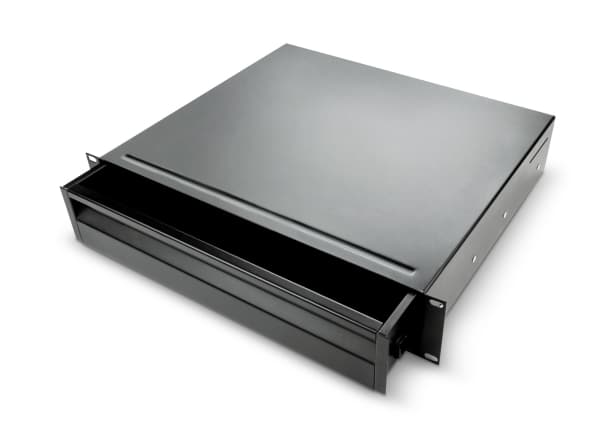 adam hall 874E02, Skuffenhet, Svart, Stål, 20 kg, 2U, 48,3 cm (19")