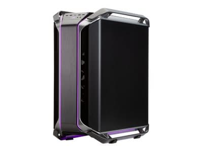 Cooler Master Cosmos C700M - Tower - utökad ATX - genomskinlig sidopanel (härdat glas) - ingen strömförsörjning - grå, svart, silver - USB/ljud
