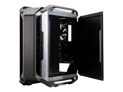 Cooler Master Cosmos C700M - Tower - utökad ATX - genomskinlig sidopanel (härdat glas) - ingen strömförsörjning - grå, svart, silver - USB/ljud