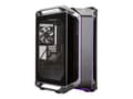 Miniatyrbild 1 av 5: Cooler Master Cosmos C700M - Tower - utökad ATX - genomskinlig sidopanel (härdat glas) - ingen strömförsörjning - grå, svart, silver - USB/ljud