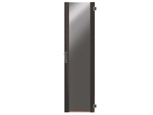 EFB Elektronik PRO-TUR426G1.TS, Dørglass, Sort, Glass, 42U, IP20, 600 mm