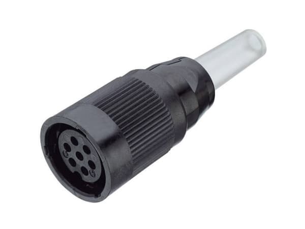 BINDER 09-0064-00-07, Sort, Sølv, IP40, 250 V, 5 A, -40 - 85 °C