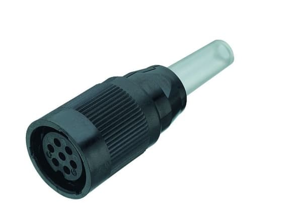 BINDER 09-0064-00-07, Sort, Sølv, IP40, 250 V, 5 A, -40 - 85 °C