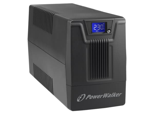 PowerWalker VI 600 SCL - UPS - AC 162 - 290 V - 360 watt - 600 VA - 7 Ah - USB - utgangskontakter: 2