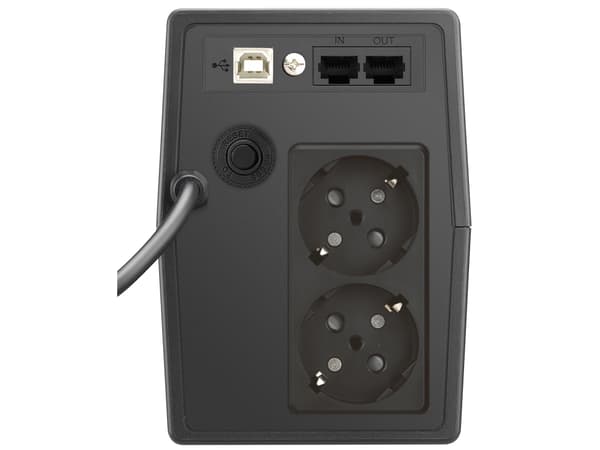 PowerWalker VI 600 SCL - UPS - AC 162 - 290 V - 360 watt - 600 VA - 7 Ah - USB - utgangskontakter: 2