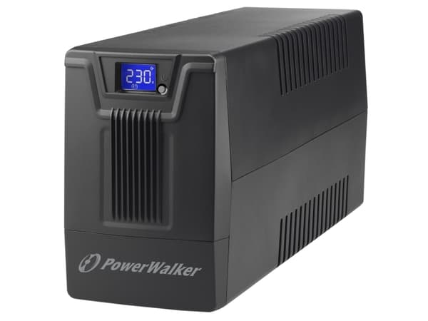 PowerWalker VI 600 SCL - UPS - AC 162 - 290 V - 360 watt - 600 VA - 7 Ah - USB - utgangskontakter: 2