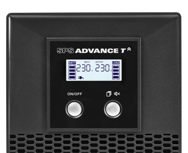 SALICRU SPS ADVANCE T 1000 - UPS - AC 230 V - 700 Watt - 1000 VA - Blysyre - RS-232, USB - output-stikforbindelser: 6 - aktiv PFC