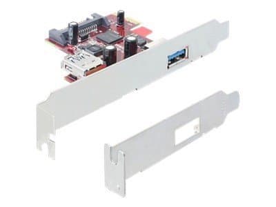Delock PCI Express Card - USB-adapter - PCIe 2.0 - USB, USB 2.0, USB 3.0 - 2 porter