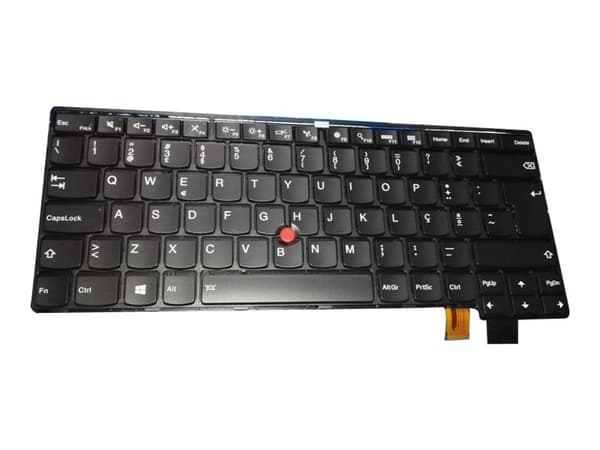 Chicony TH BL-85P0 - Ersättningstangentbord för bärbar dator - med Trackpoint - bakgrundsbelyst - QWERTY - portugisisk - FRU, CRU - Tier 2 - för Thin