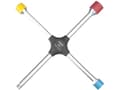 Miniatyrbild 5 av 5: HAZET 705V, Hylsnyckel, 1 styck, Krom, X-formad, DIN 3119, ISO 6788, 17,19,21 mm